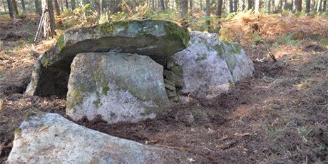 Dolmen descuberto en Vilalvite.