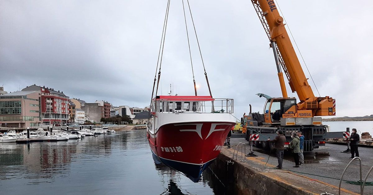 botadura barco Foz