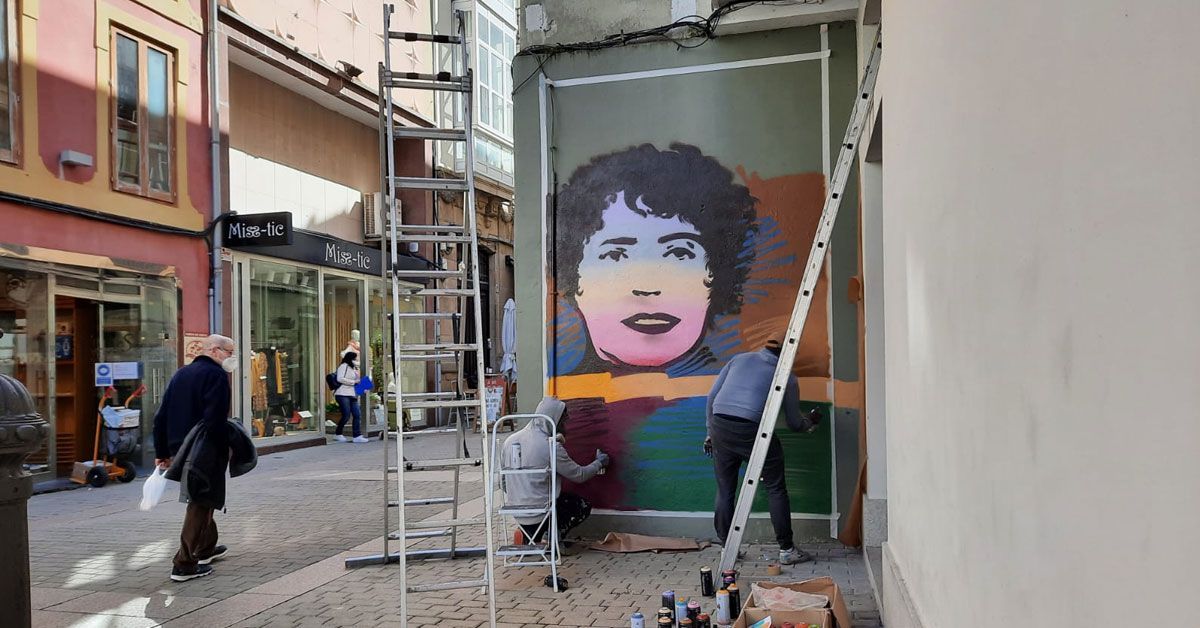 mural rosalia ribadeo