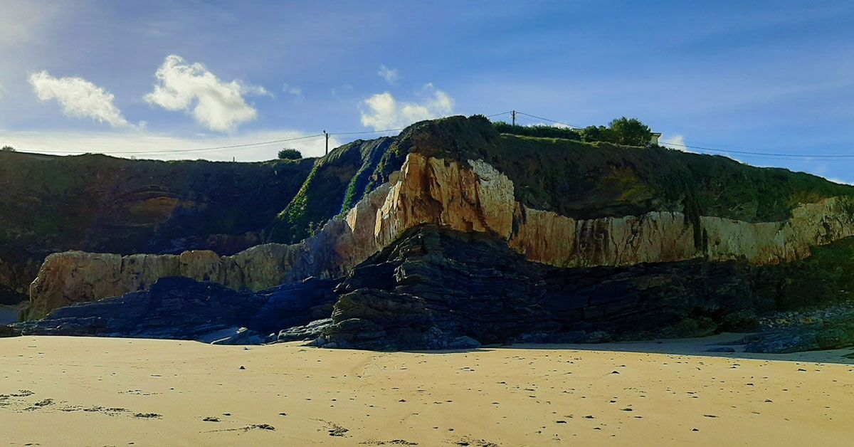 praia barreiros xeoloxia