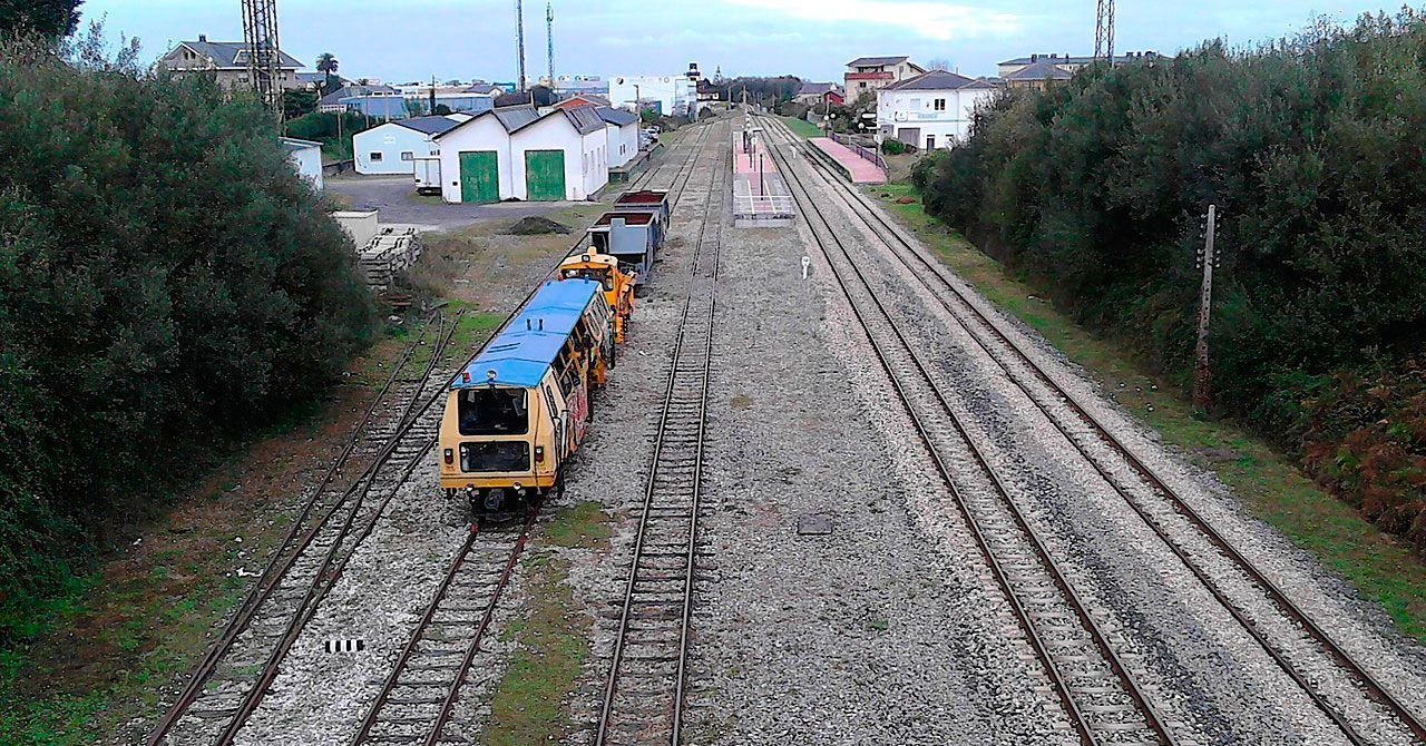 Estación de ferrocarril de Ribadeo vía estreita