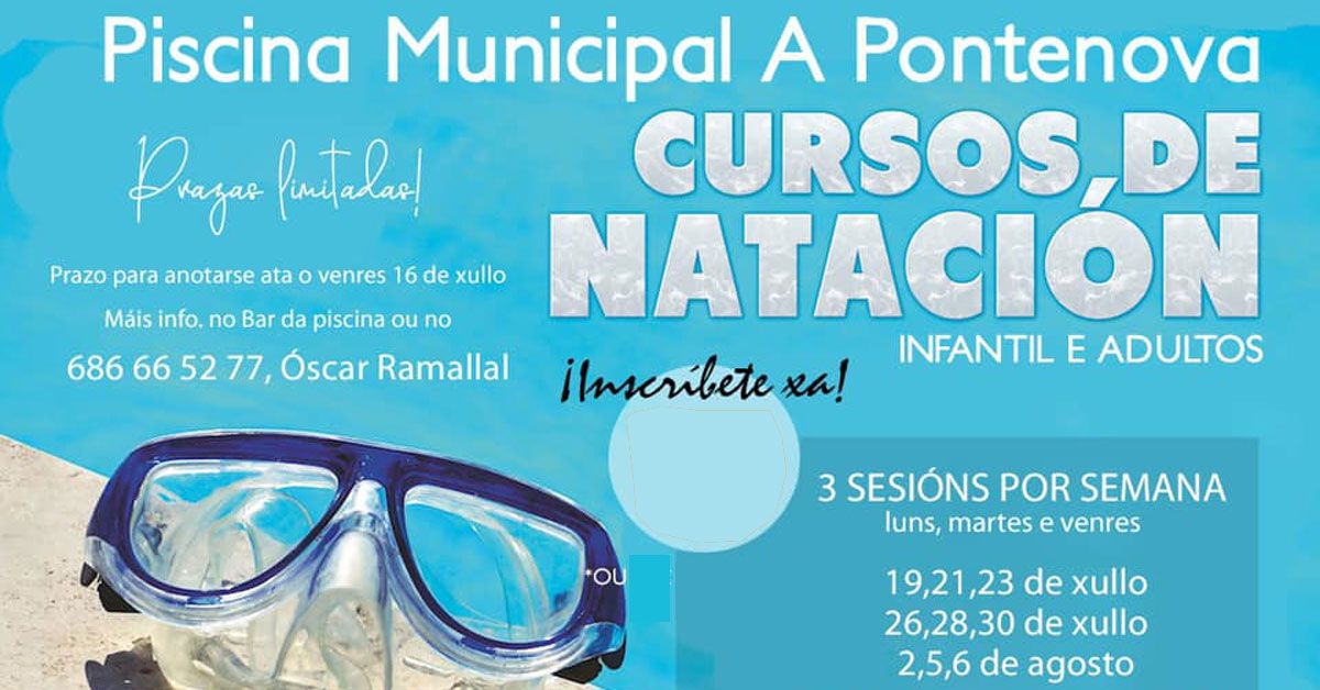 piscina pontenova cursos 2021