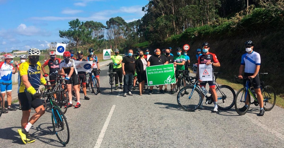 _ruta ciclista segura burela san cibrao