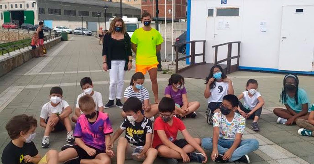 BURELA actividades ao aire libre no Centro de Educacion Medioambiental Gaia 1.