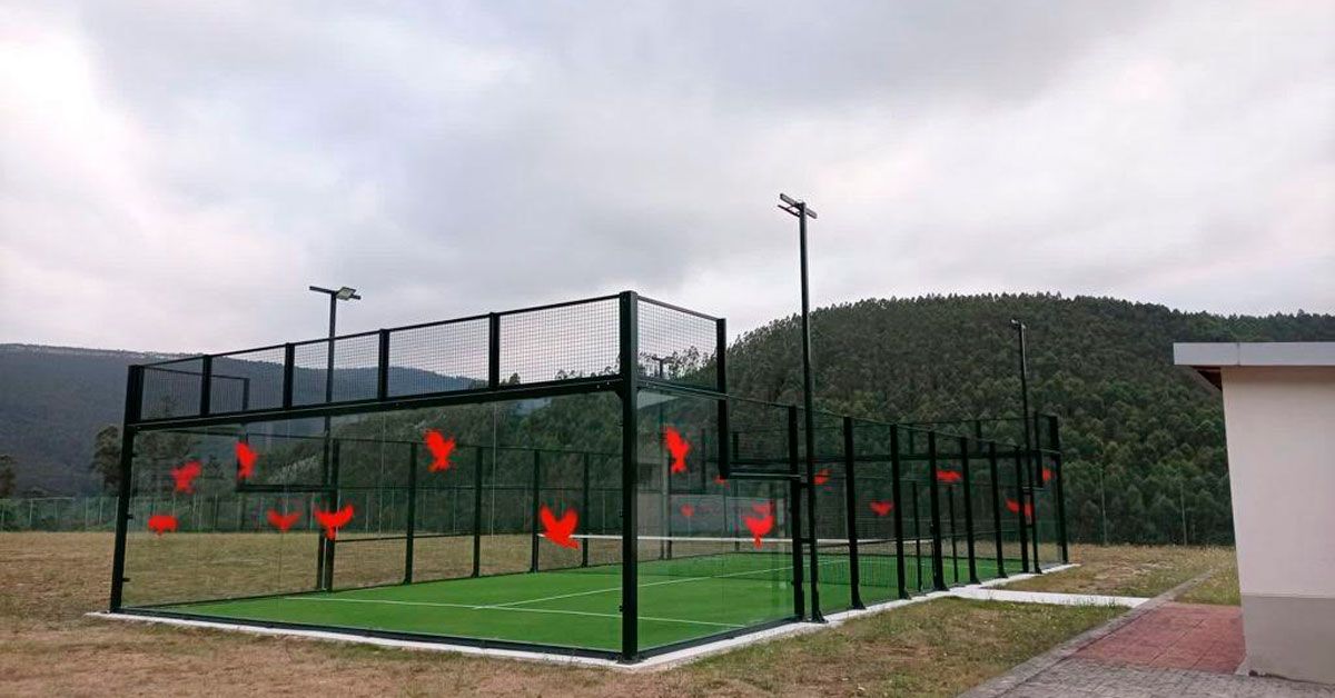 pista padel trabada