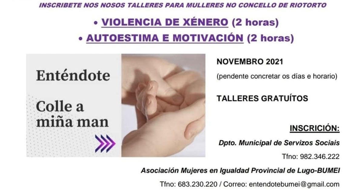 talleres violencia xenero riotorto