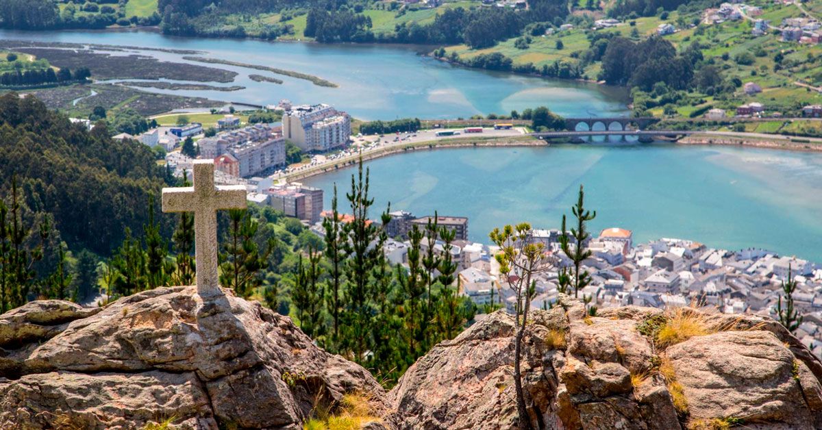 vista miradoiro san roque viveiro marina