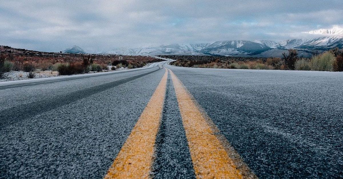 sal en la carretera nevadas heladas