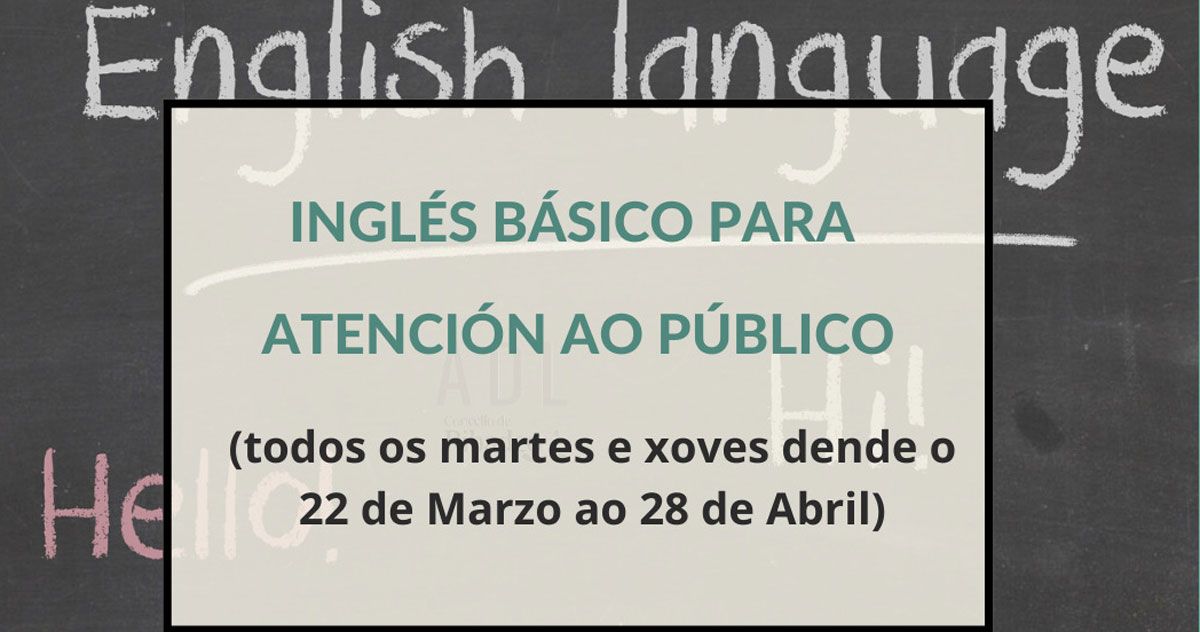 curso ingles basico ribadeo portada