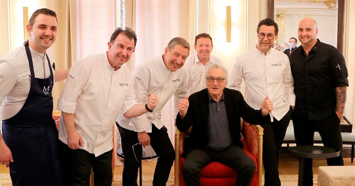 robert de niro chefs menu impagable