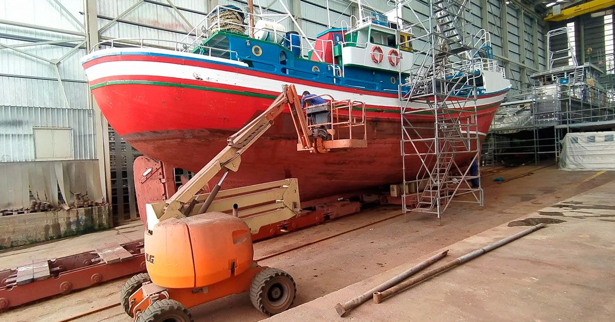 Barco Museo Reina del Carmen   reparacions1