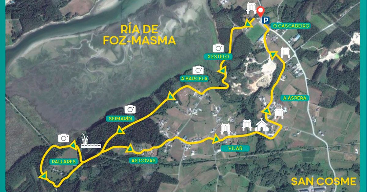 Barreiros Modificación da ruta Lagoa de Pallares