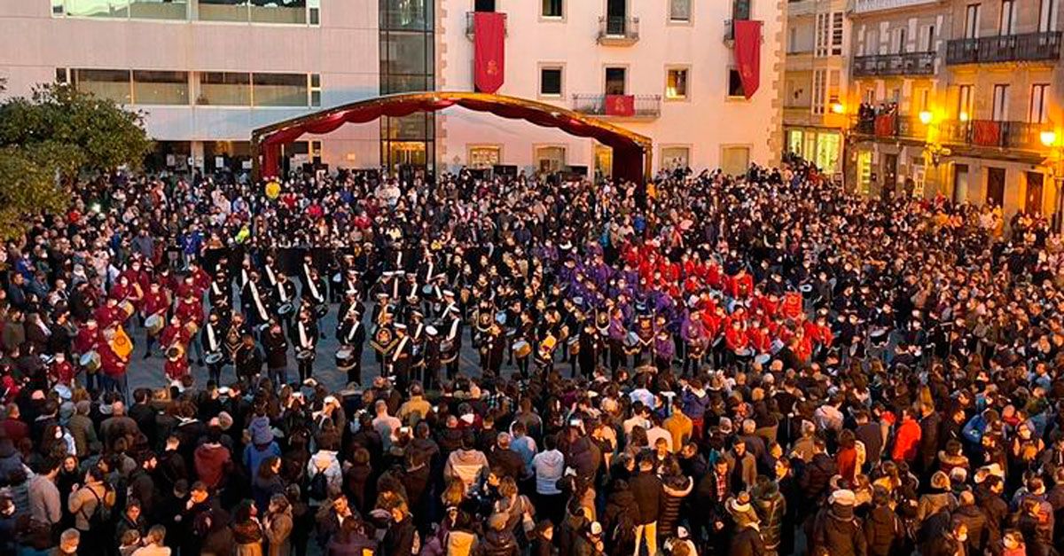 Semana Santa de Viveiro 2022  Tamborrada del Lunes Santo