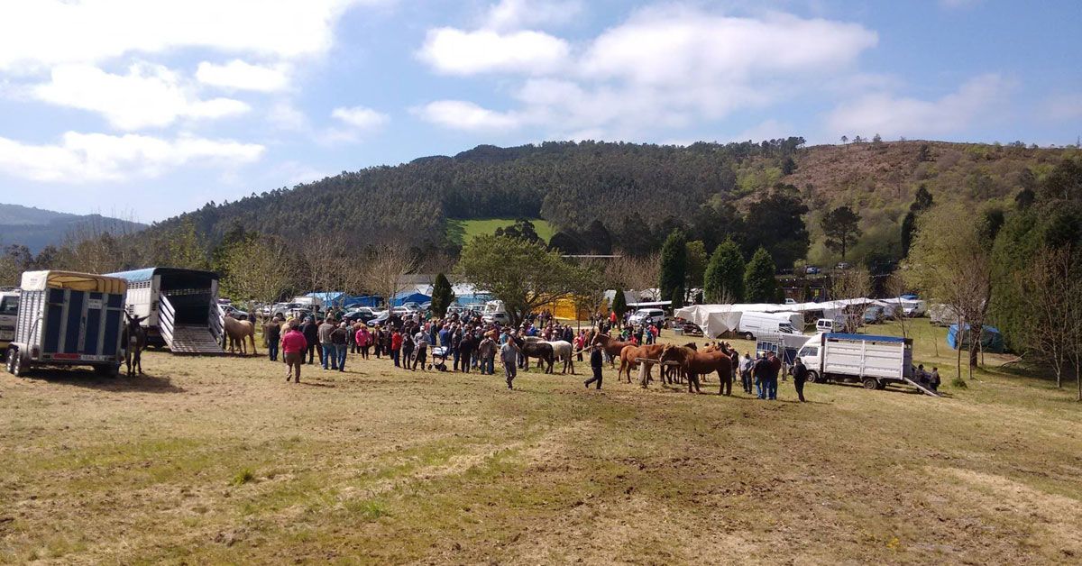 feira romaria de San Marcos en A Cadeira en Trabada 2018