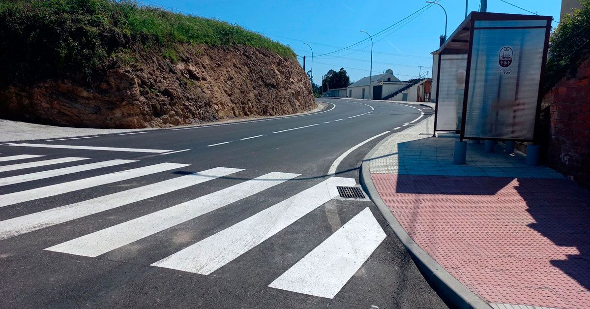 Foz estrada San Acisclo obras rematadas LU P 0210