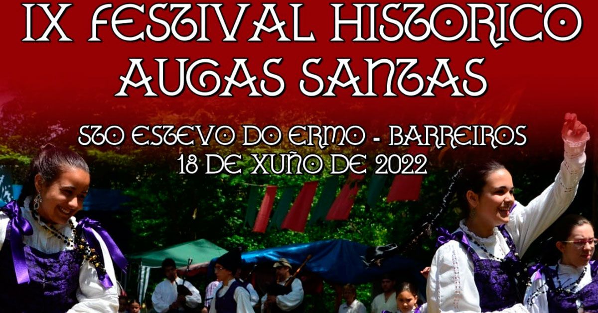 IX Festival augas santas barreiros 2022 cartel oficial 1