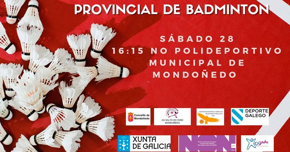 campionato provincial de badminton mondonedo 2022