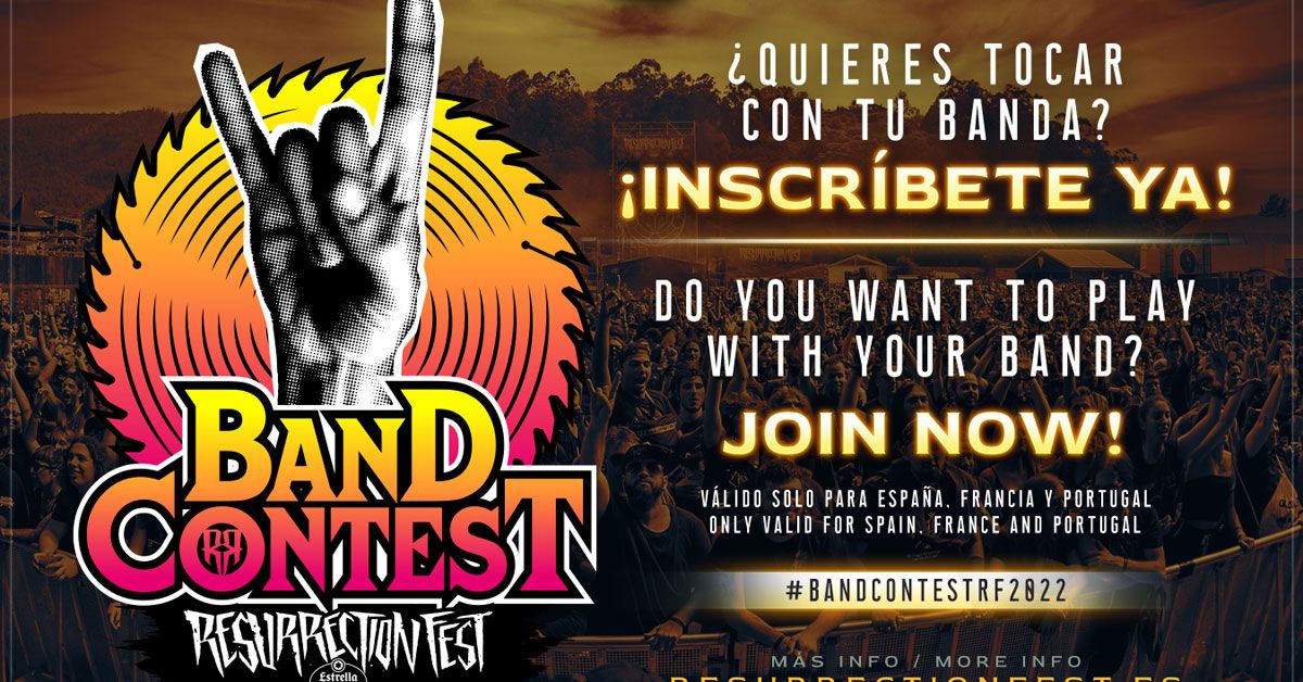 1 RESURRECTION FEST ESTRELLA GALICIA BAND CONTEST 2022