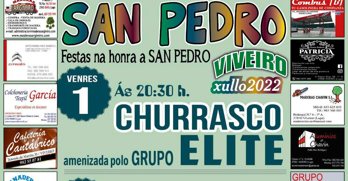 festas san pedro Viveiro 2022 1