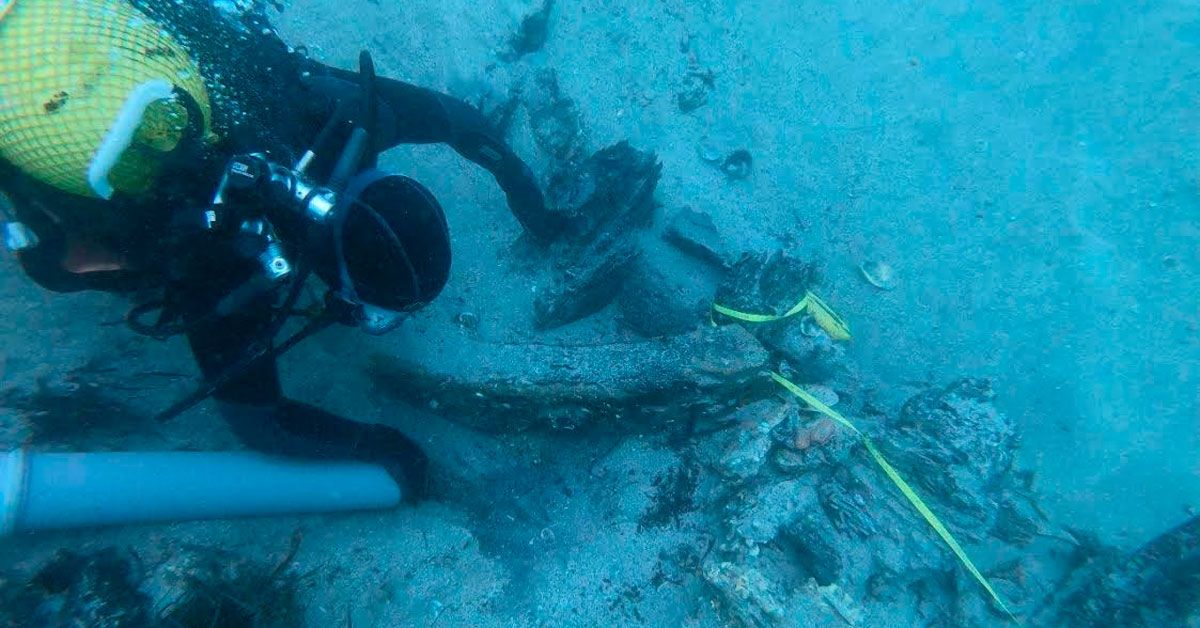 nova campana arqueoloxica pecio Galeón San Giacomo di Galizia Ribadeo 1