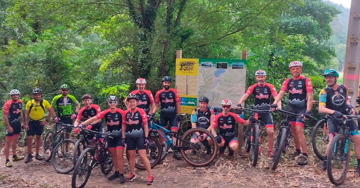 Peña Ciclista Lar na sinalización da Viveiro Bike Xtreme