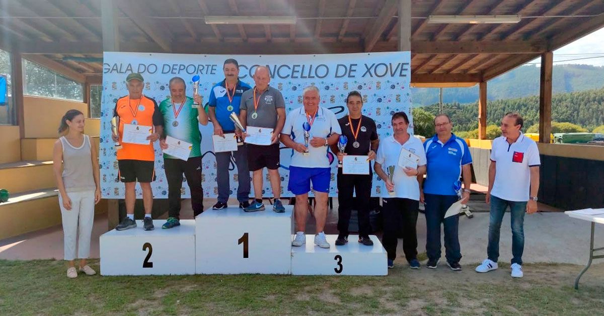 CAMPEONATO DE ESPAÑA DE BOLOS CELTAS CATEGORIA   PODIUM CATEGORIA PARELLAS