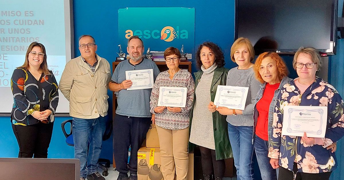 persoal do SAF do Concello de Barreiros finaliza un curso de P.RR.LL grupo d emanana