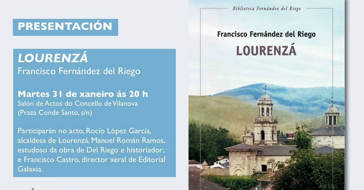 Presentación do libro 'Lourenzá' Francisco Fernández Del Riego