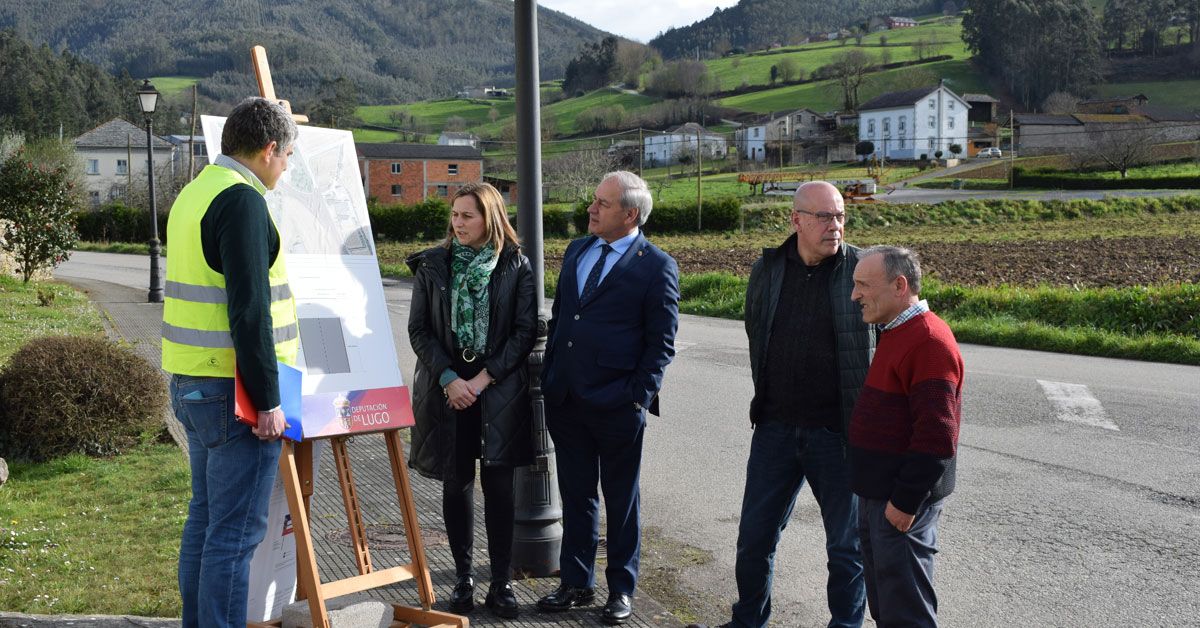 2023 O Presidente e a Alcaldesa en San Adriano