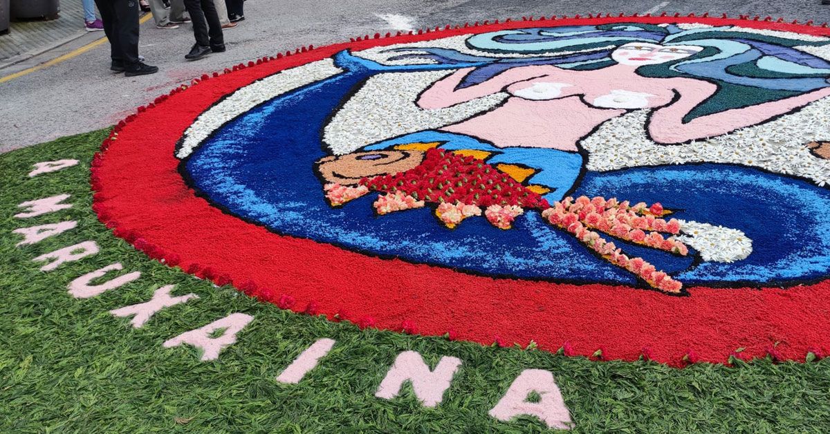 Alfombras florais Burela 2022 1