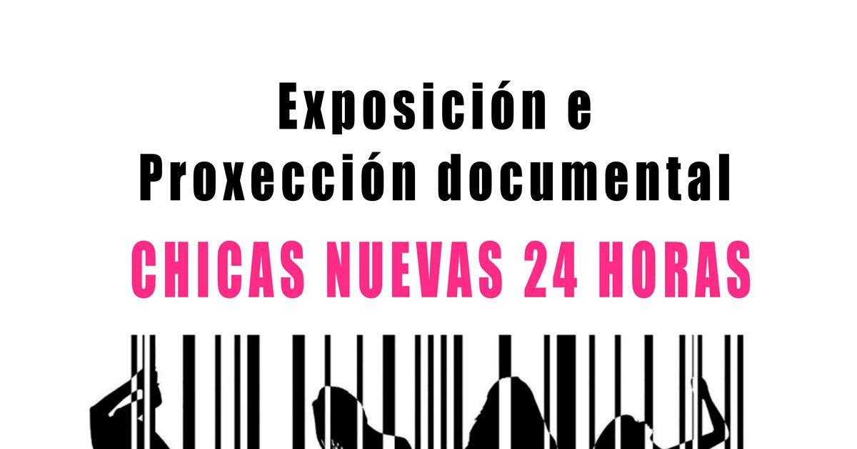 Cartaz exposición Chicas nuevas