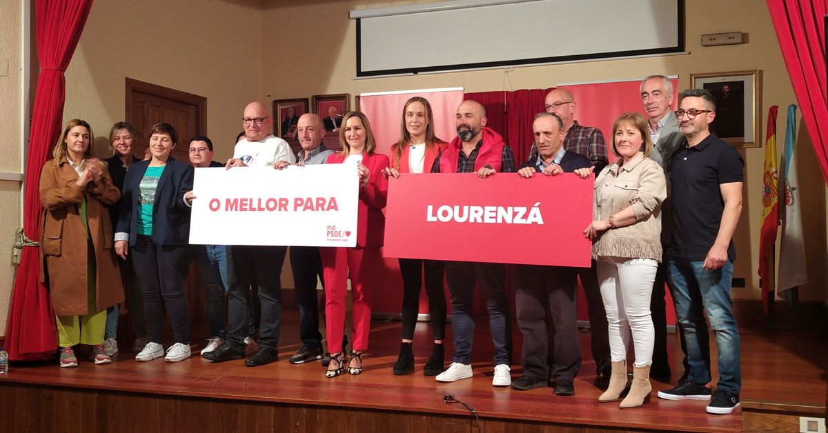 presentacion candidatura psoe lourenzá 9 4 2023