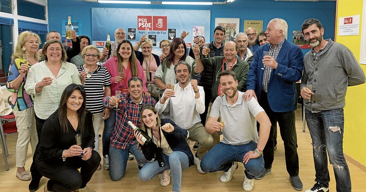 PSOE Foz  celebracion eleccions