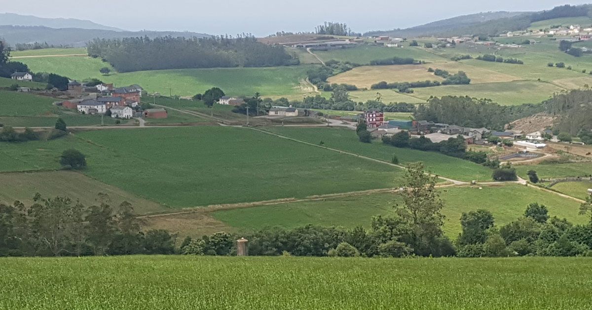 Vista da parroquia de Fórnea Trabada