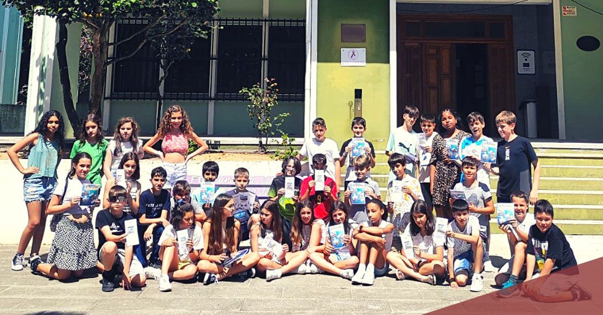 alumnado colexio CEIP n1 Foz