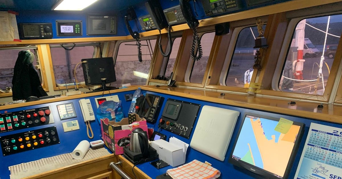 barco dentro interior