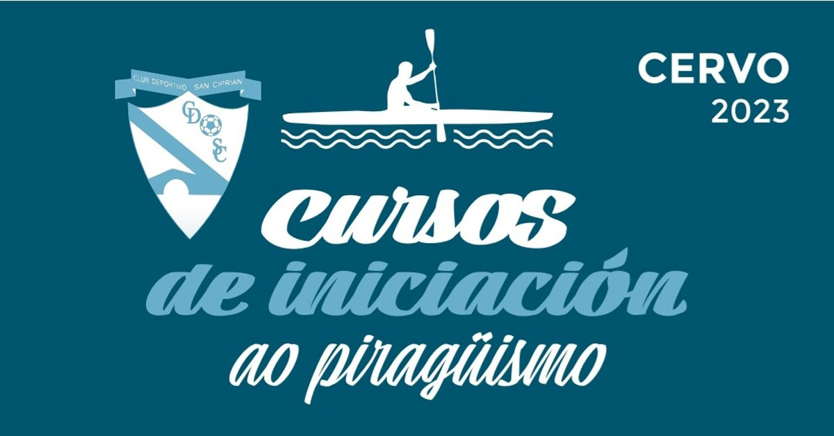 curso iniciacion piraguismo san cibrao