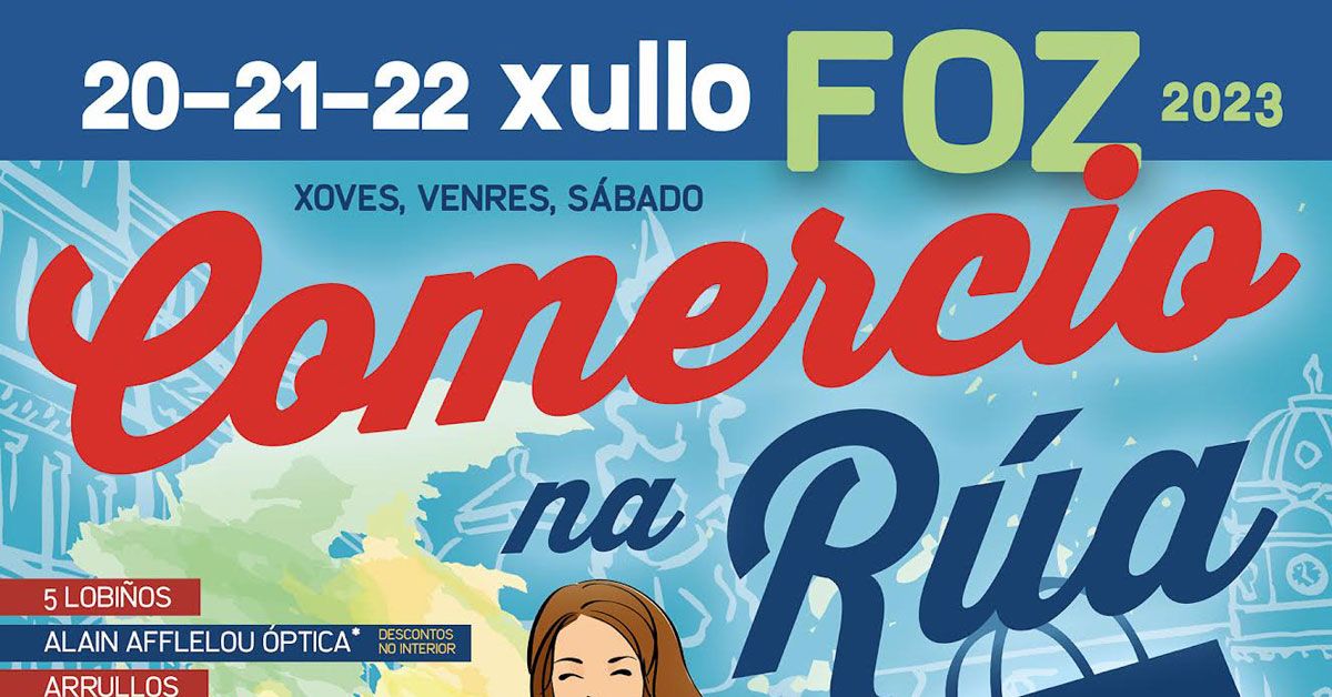 Comercio na rua Foz 2023