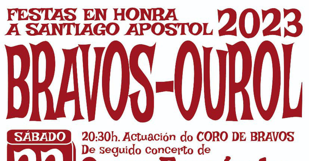 Festas santiago bravos ourol 2023