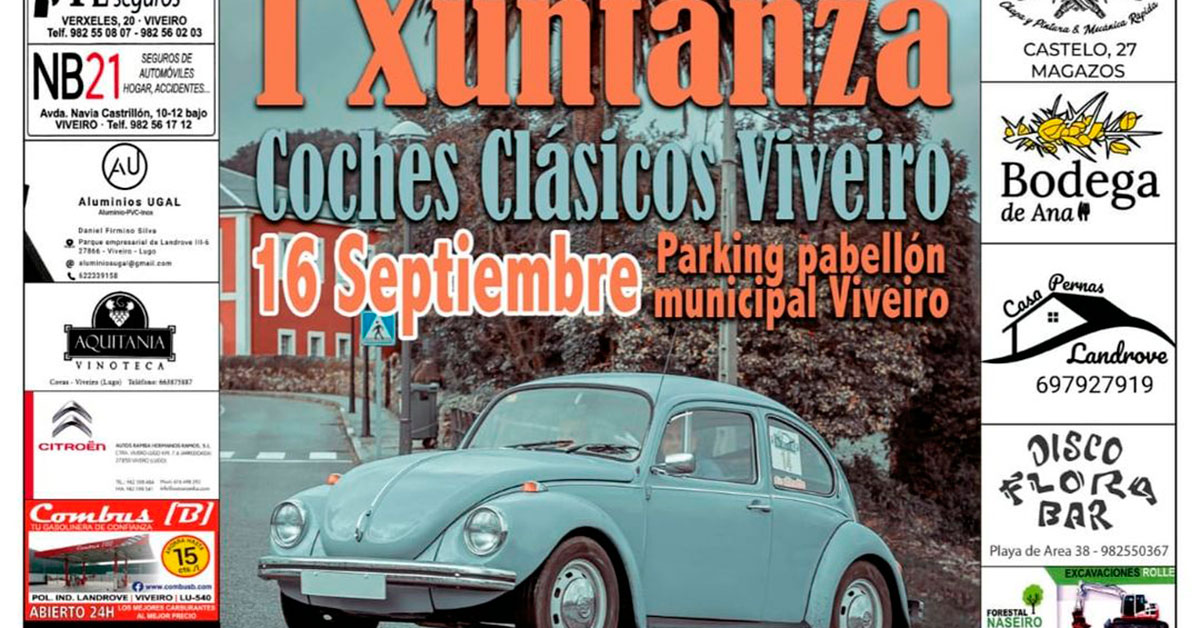 I xuntanza coches clasicos viveiro 2023