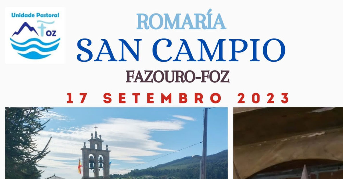 romaria san campio fazouro foz 2023