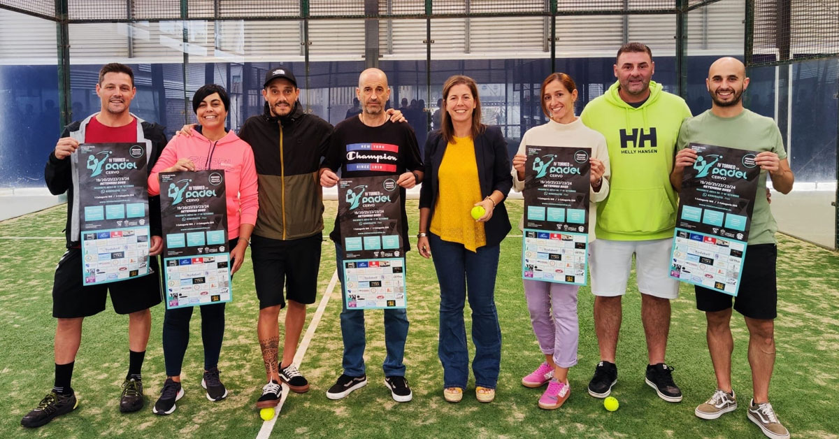 2023 cervo IV Torneo de padel