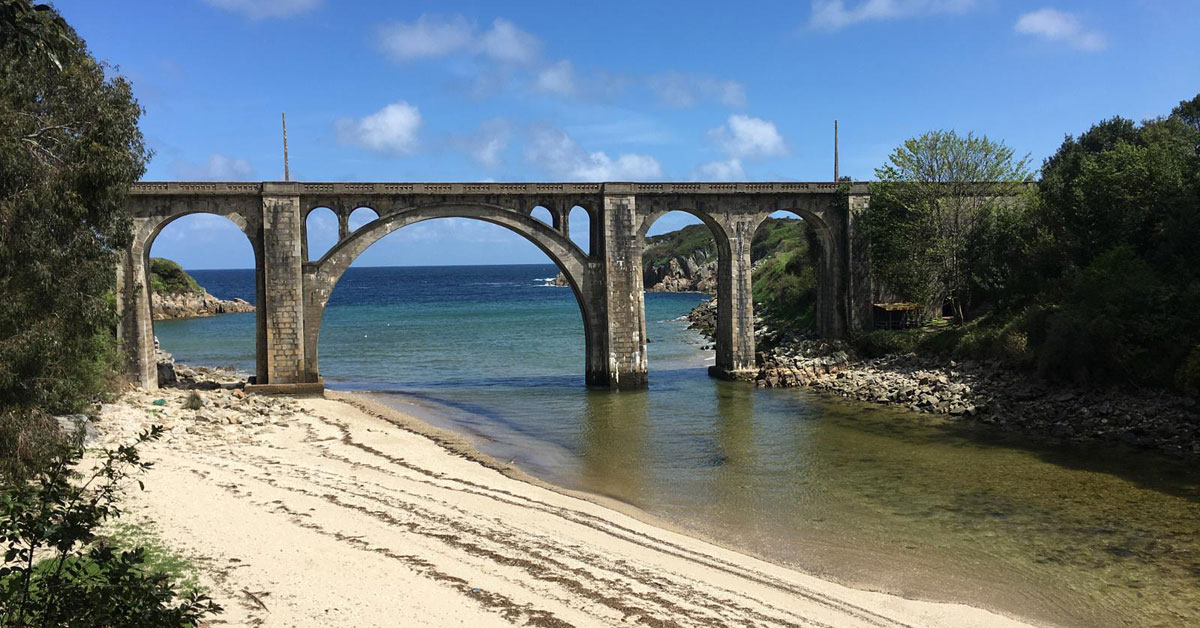 cervo ponte praia rueta