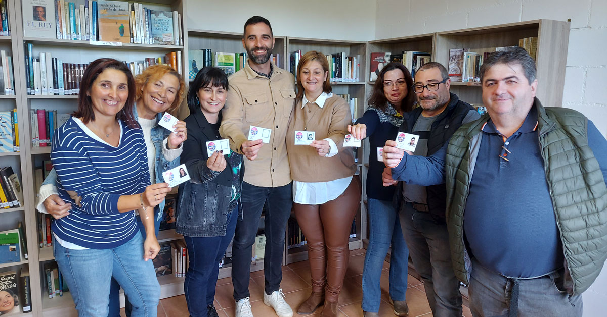 Foto inauguración biblioteca rural san xusto barreiros 2023