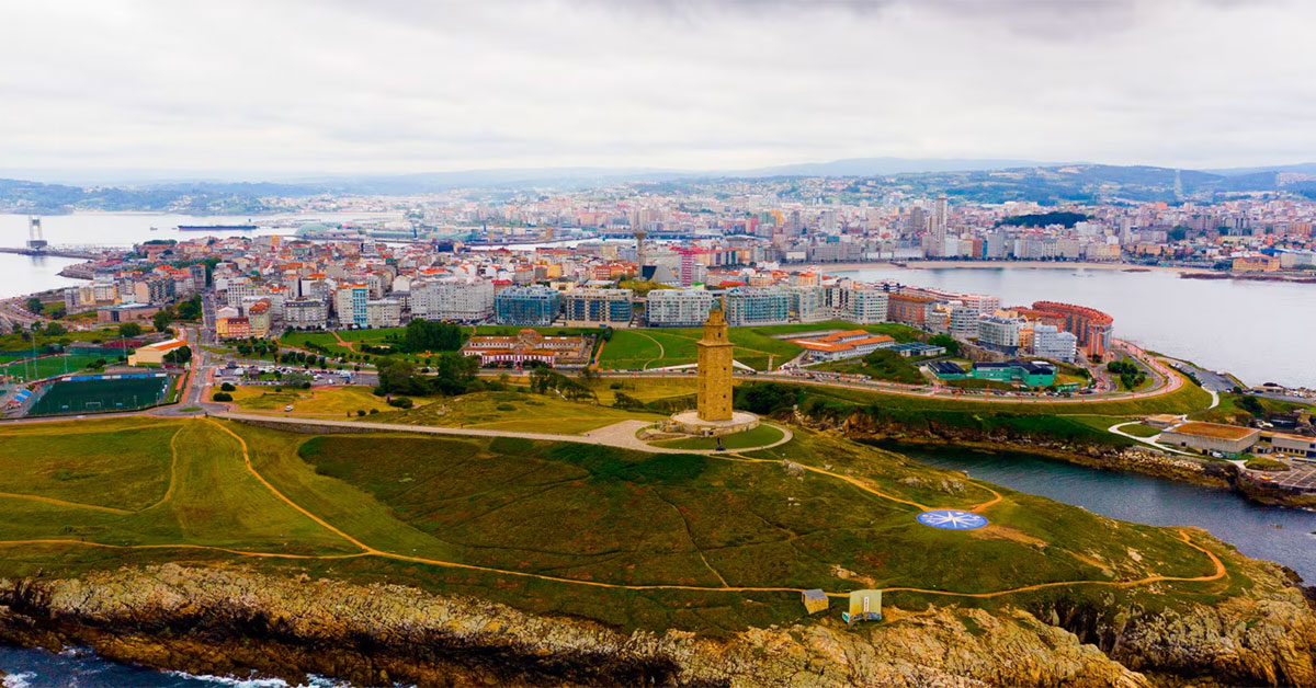 vista cidade coruna