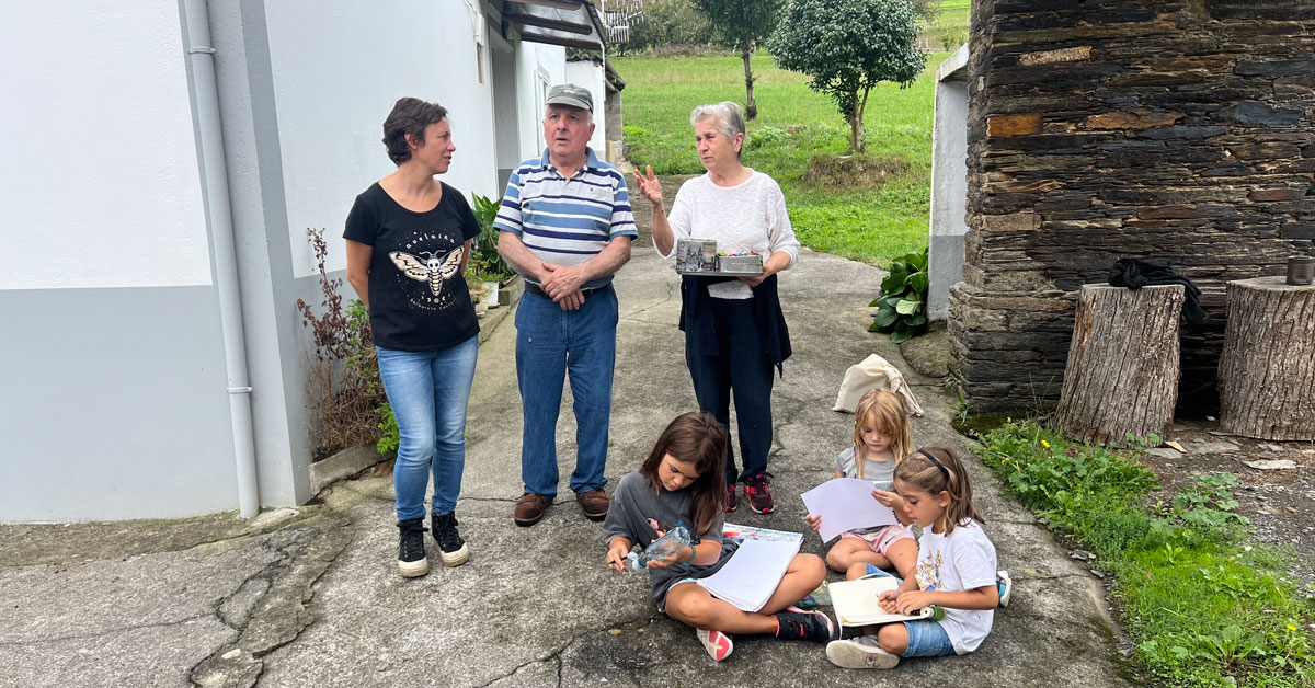 Asociacion Veiguello Trabada 2023 Miguel, Ana Moreiras e Cristian Caruncho