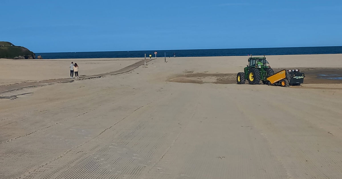 2024 OBRAS DE MANTEMENTO NA PRAIA DA RAPADOIRA foz