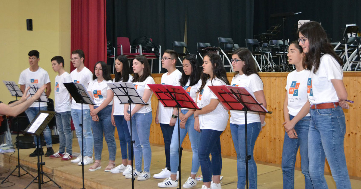 alumnos Escola Municipal de Música de Foz 1