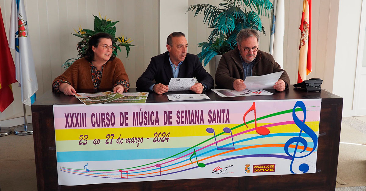 presentacion curso musica orquestral semana santa xove 2024