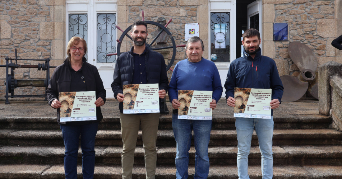 Imaxe da presentación do curso de colmeas en Cervo